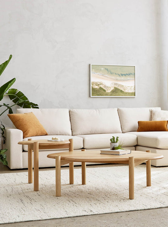 Gus* Modern Ashdale : sofa sectionnel moderne et flexible pour tout espace. merino cream