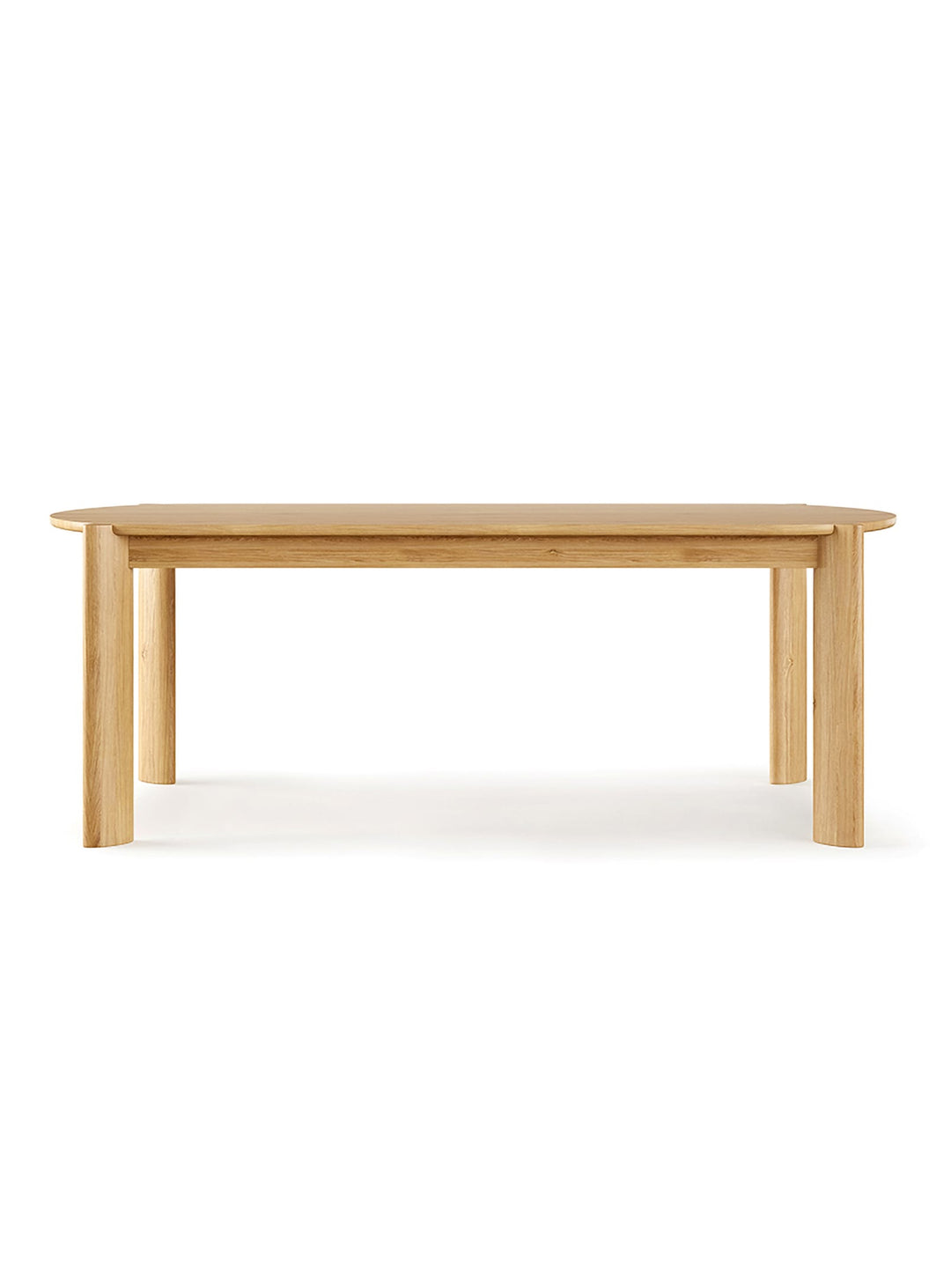 Table Bancroft de Gus* Modern, bois massif et esthétique accueillante. chene blanc