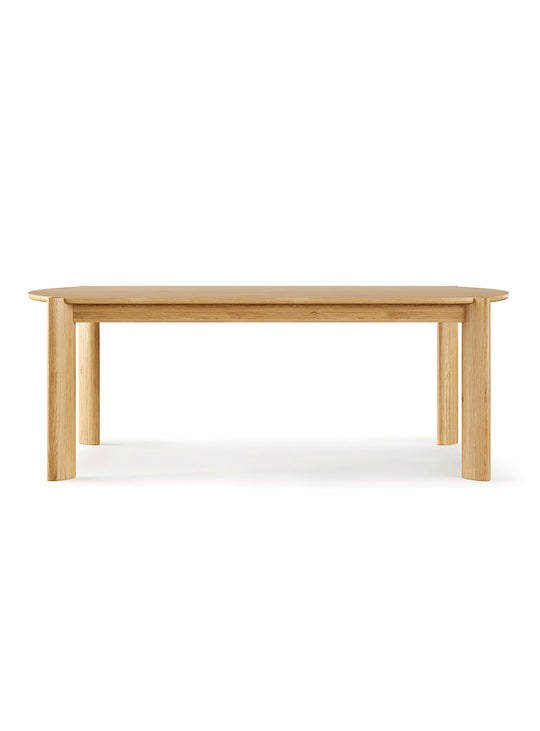 Table Bancroft de Gus* Modern, bois massif et esthétique accueillante. chene blanc