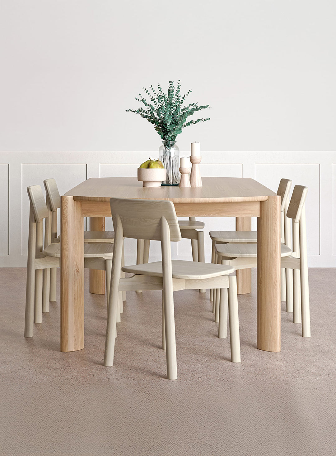Table Bancroft Gus* Modern, courbes subtiles et style scandi intemporel. chene blanc