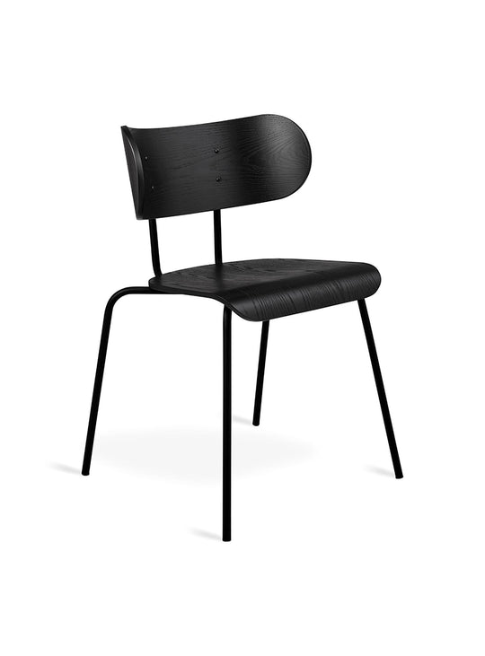 Chaise à dîner Bantam Gus* Modern, parfait mélange de style et confort. frene noir