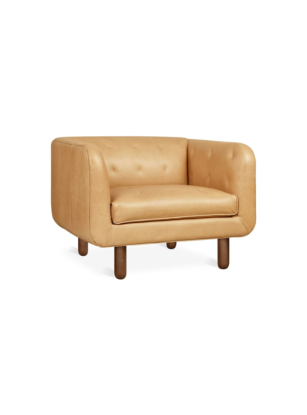 Gus* Modern Beaconsfield, fauteuil club inspiré du style Chesterfield. cuir canyon