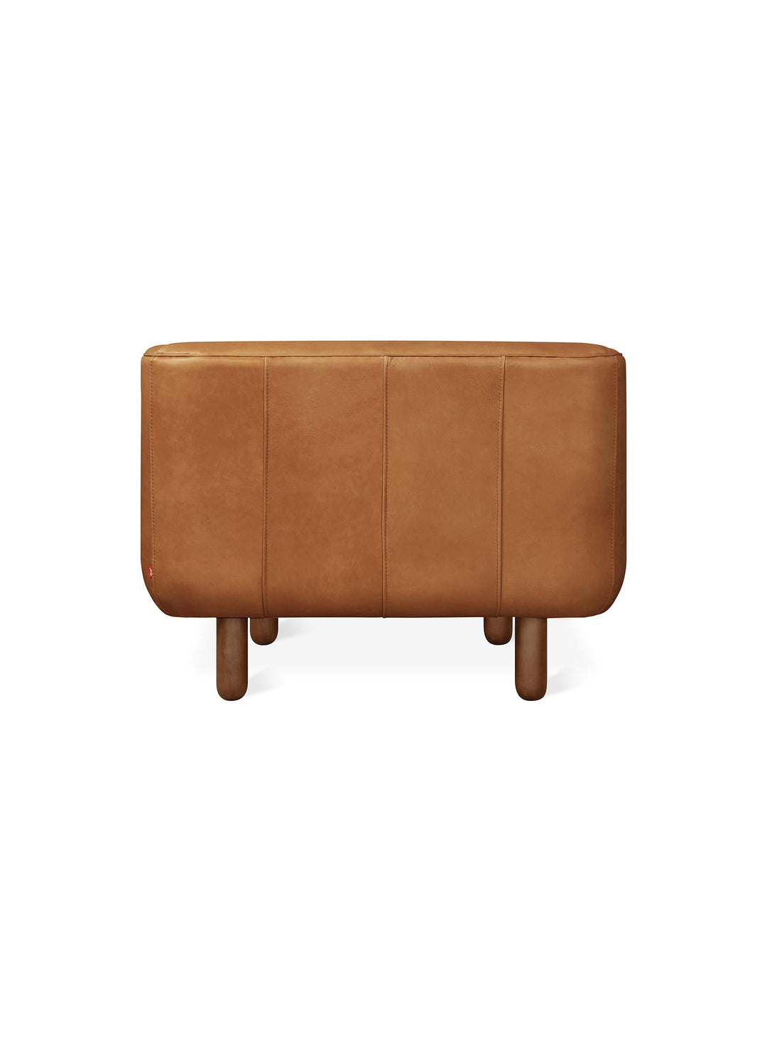 Fauteuil Beaconsfield Gus* Modern : design smoking et confort luxueux. cuir brun