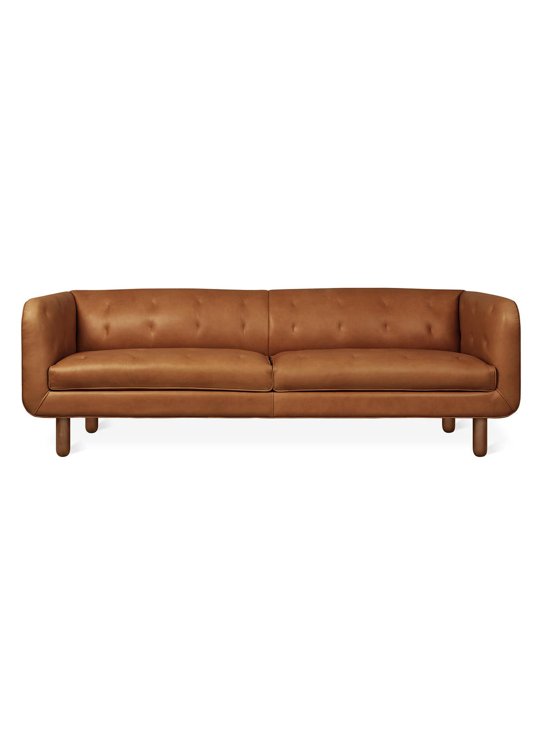Le sofa Beaconsfield de Gus* Modern : raffinement et confort intemporel. cuir brun