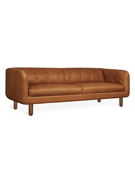 Sofa Beaconsfield Gus* Modern : cuir vieilli et allure aristocratique. cuir brun