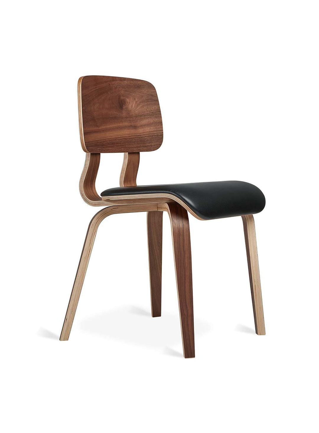 Chaise à dîner Cardinal Gus* Modern, design fluide et confort durable. noyer