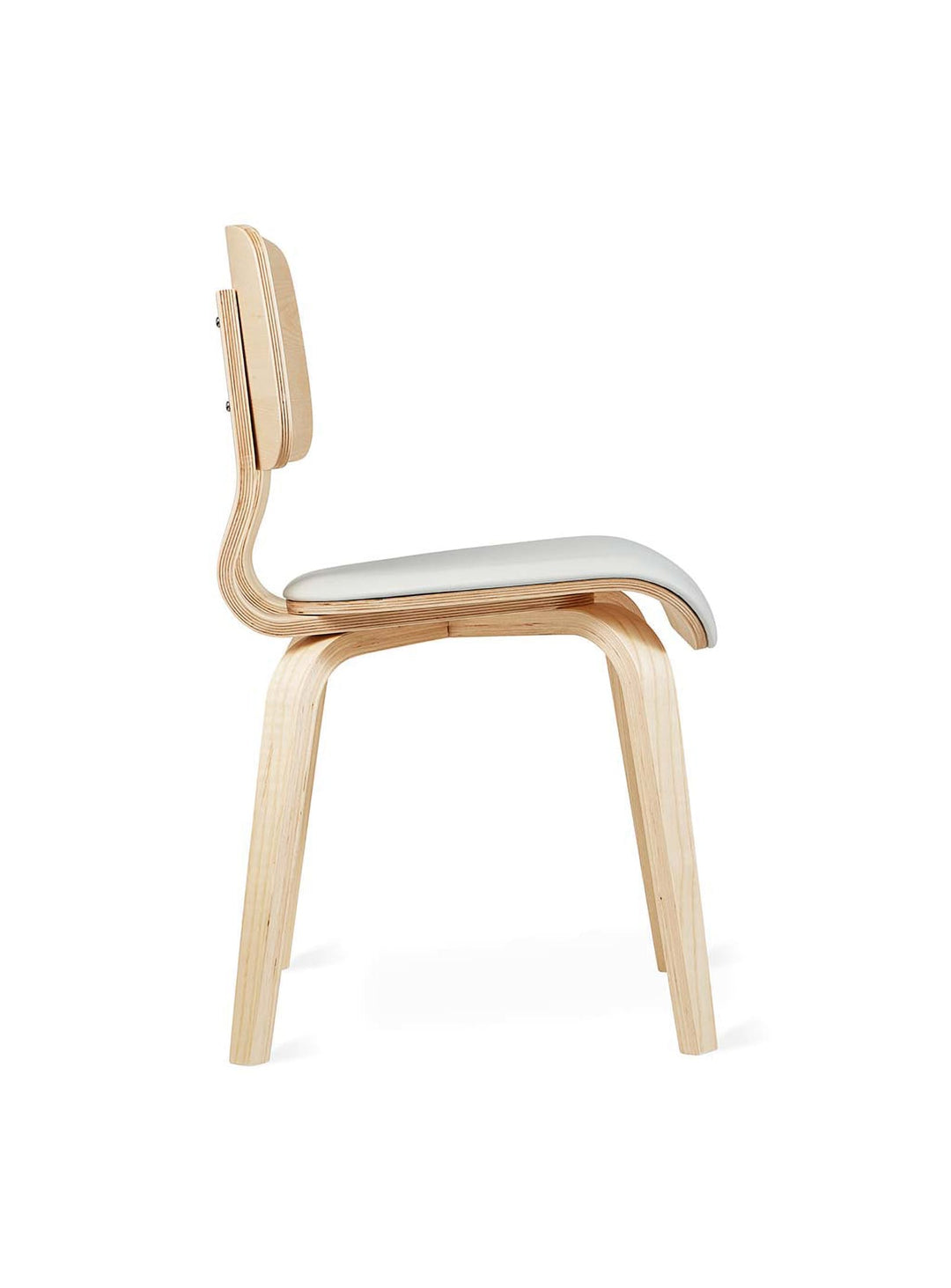 Chaise Cardinal de Gus* Modern, hommage moderne au bois cintré classique. frene