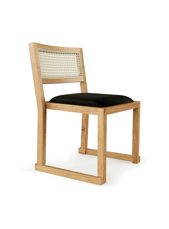 Chaise Eglinton Gus* Modern, bois massif et cannage traditionnel élégant. chene