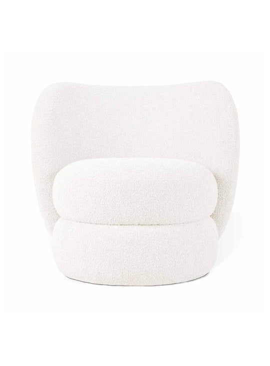 Fauteuil Forme de Gus Modern* siège sculptural au confort enveloppant.