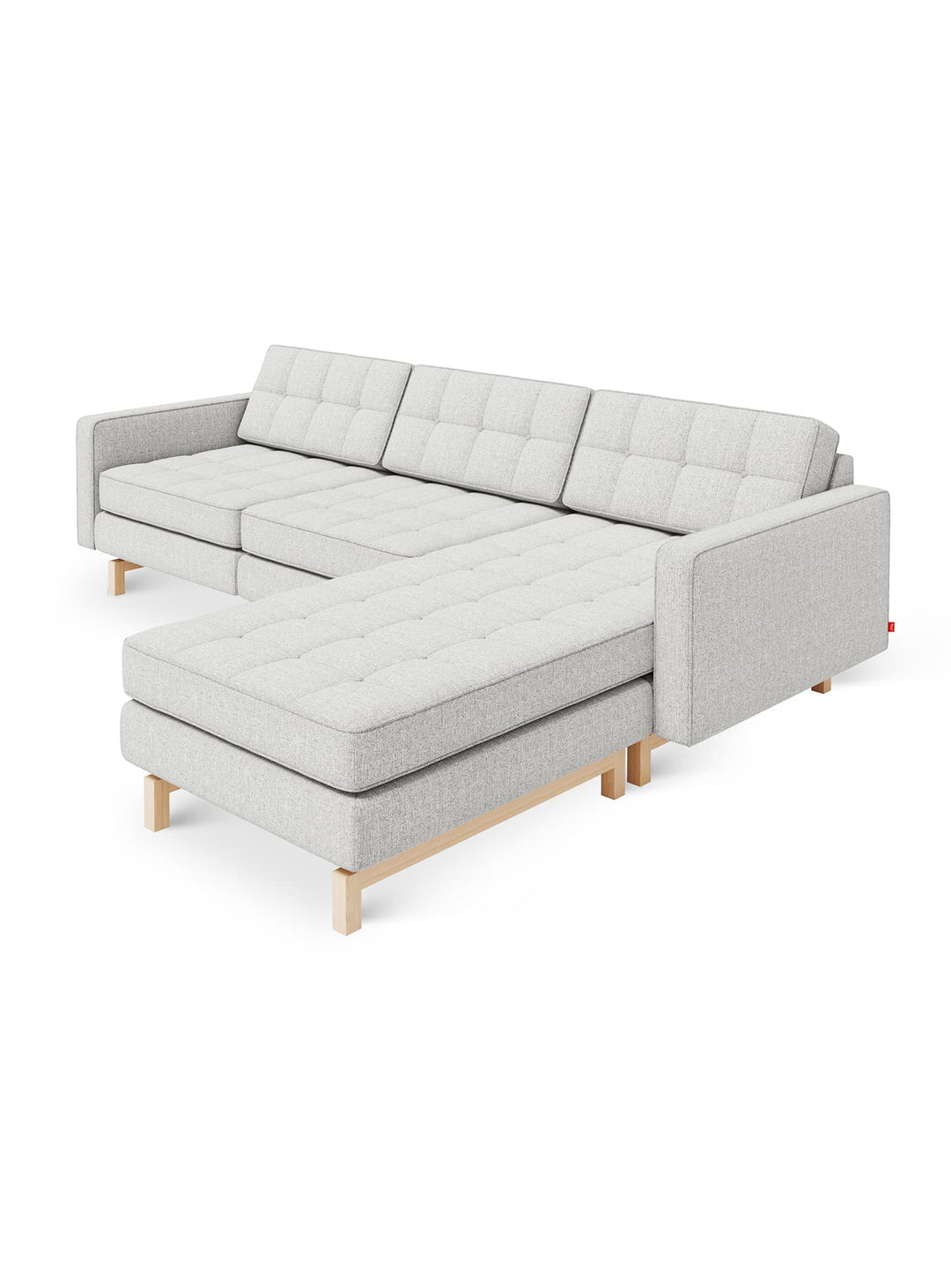 Sofa bi-sectionnel Gus* Modern Jane 2 : design Mid-century, configuration réversible et lignes raffinées. robarts sauble