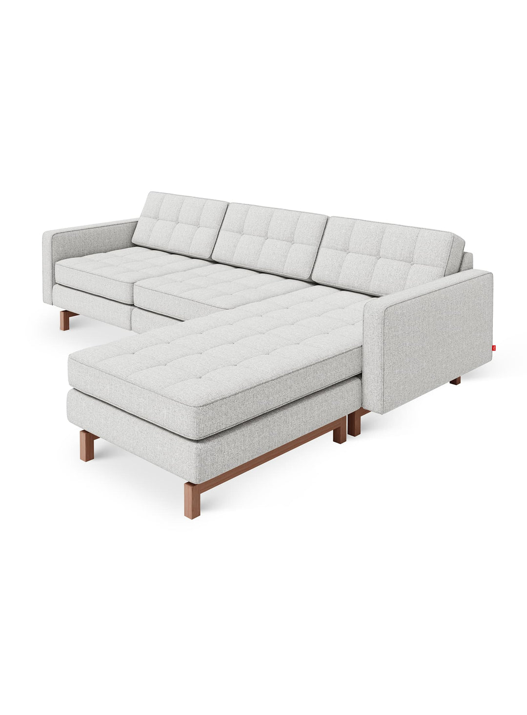 Sofa bi-sectionnel Gus* Modern Jane 2 : un sectionnel élégant au style rétro modernisé et modulable à souhait. robarts sauble