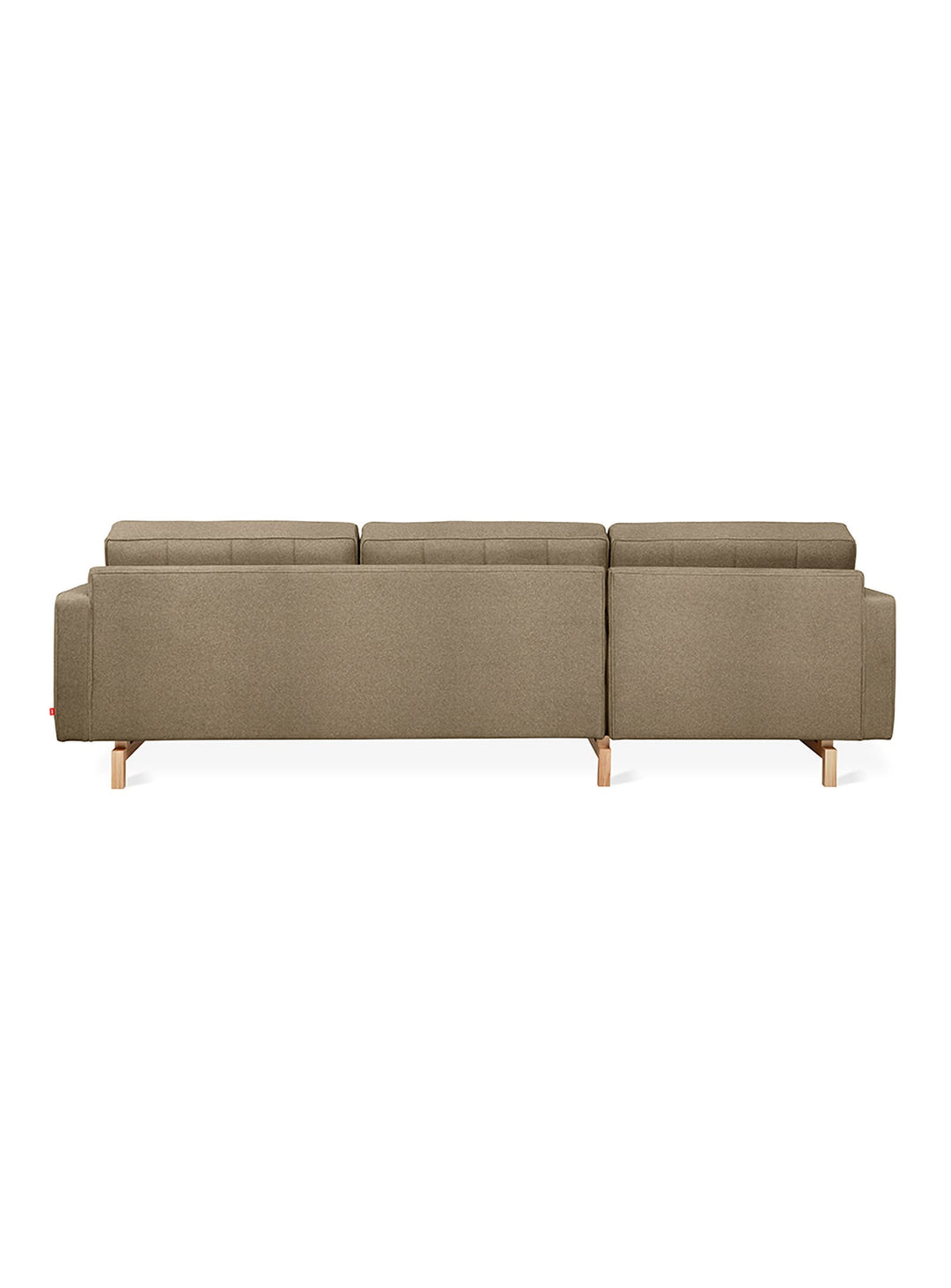 Sofa bi-sectionnel Gus* Modern Jane 2, raffinement et flexibilité. merino mocha