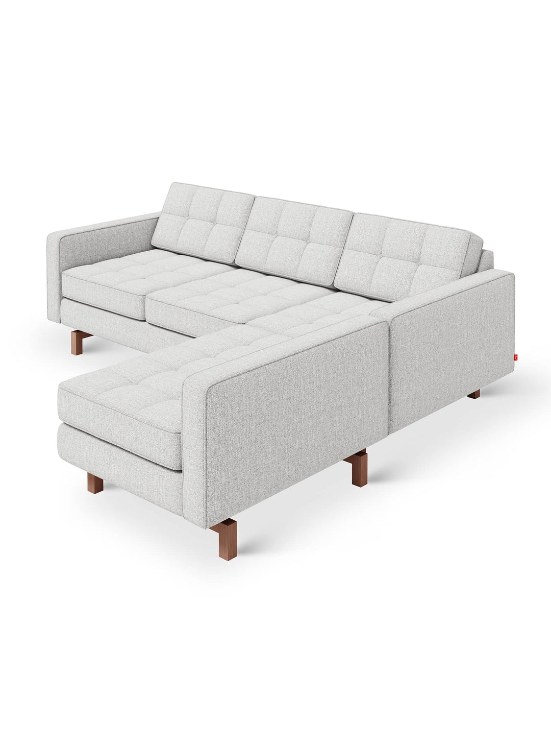 Sofa bi-sectionnel Gus* Modern Jane Loft 2 : un sectionnel modulable au style Mid-century revisité. robarts sauble