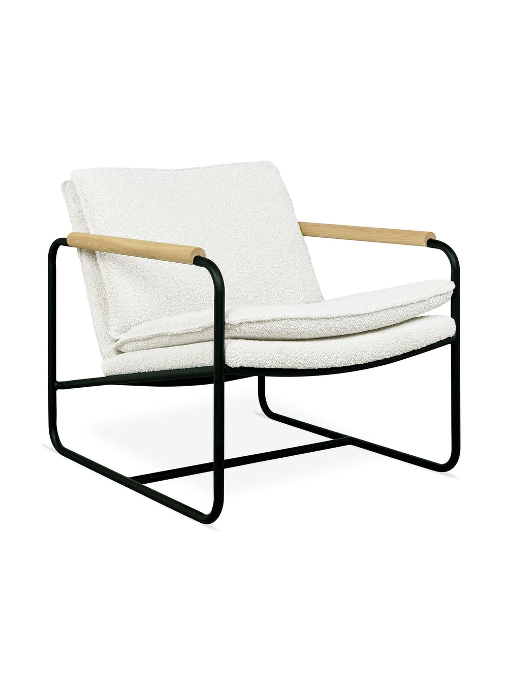 Fauteuil Kelso de Gus* Modern : fauteuil design, bois et métal pour un style moderne. Node Alabaster