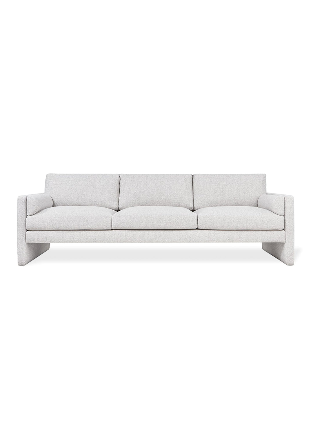 Sofa Laurel Gus* Modern, accoudoirs au sol et présence visuelle élégante. robarts sauble