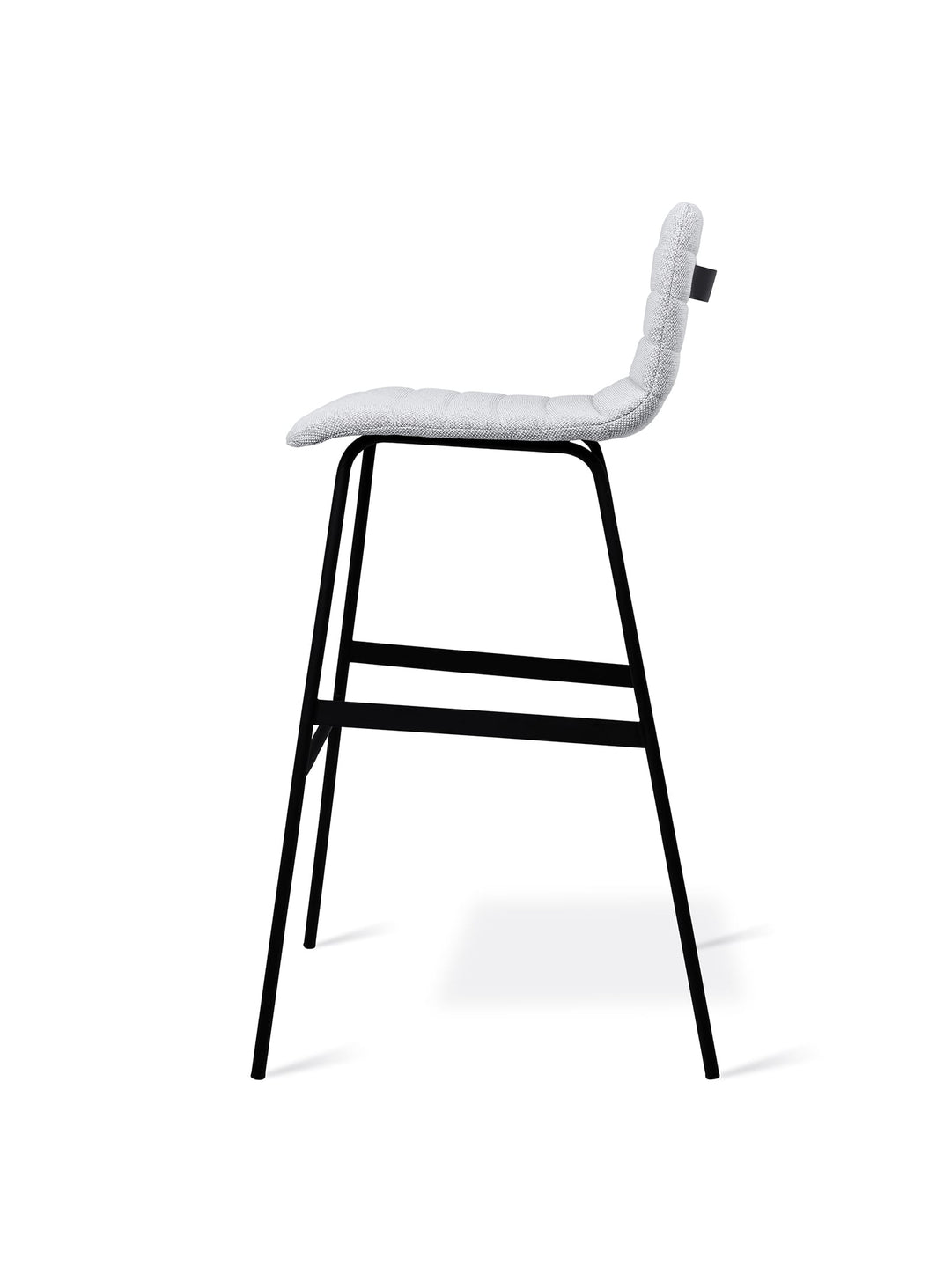 Tabouret de bar Lecture de Gus* Modern, repose-pieds ergonomique et style épuré. Pixel Shale