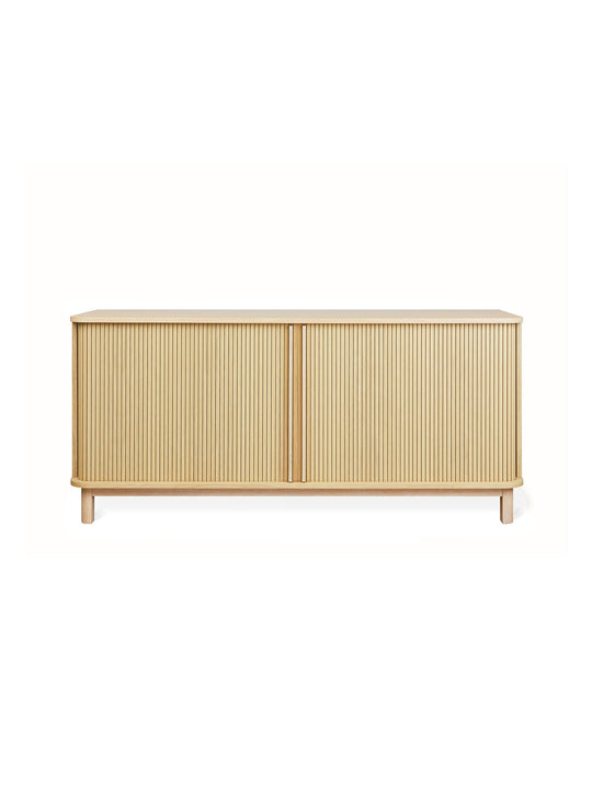 Gus* Modern Ledger, buffet haut en bois au style moderne et raffiné.