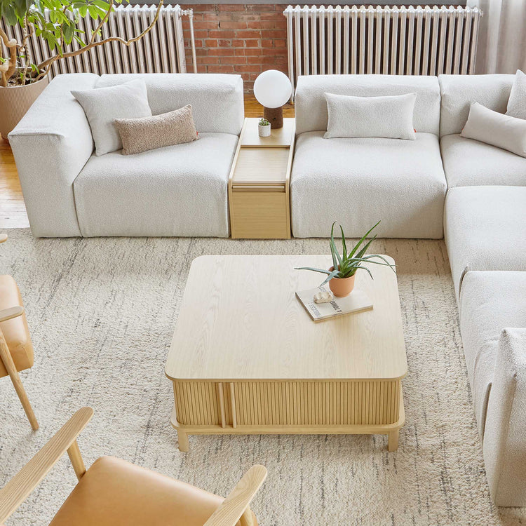 Ledger: Wooden Coffee Table - Gus* Modern – Nüspace