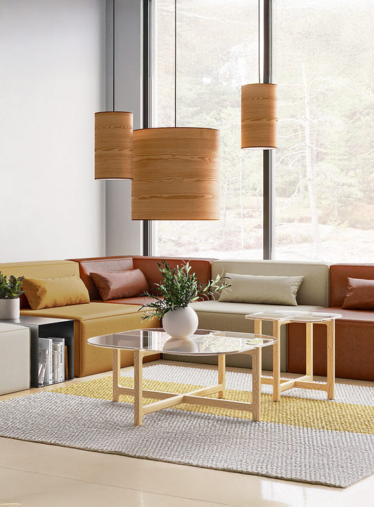 Lampe suspendue Milton Gus* Modern, chic, moderne et inspirée de la nature. petite