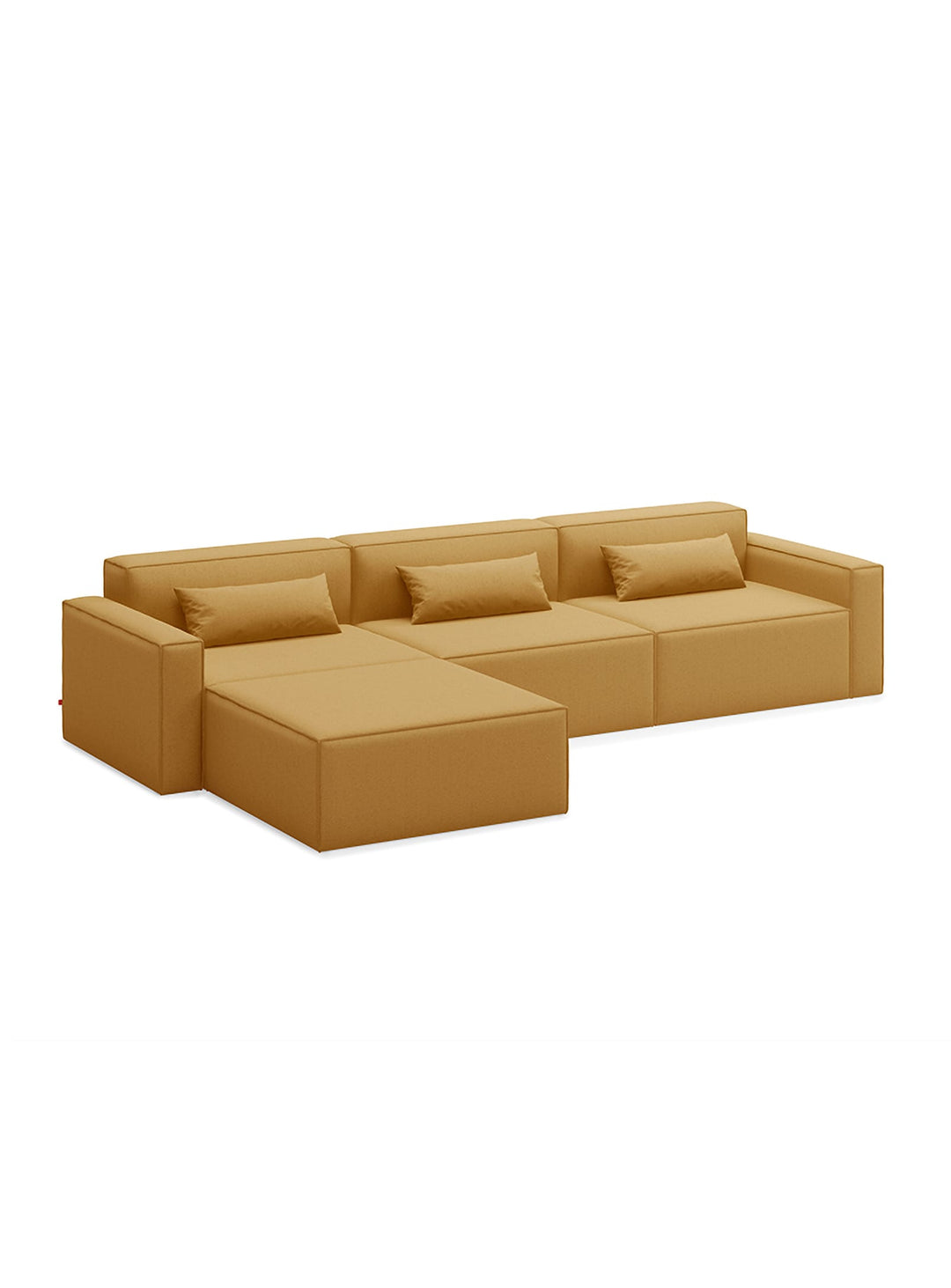Sofa sectionnel 4 places Gus* Modern Mix Modular, choix de tissus pour un style unique. mowat ferro