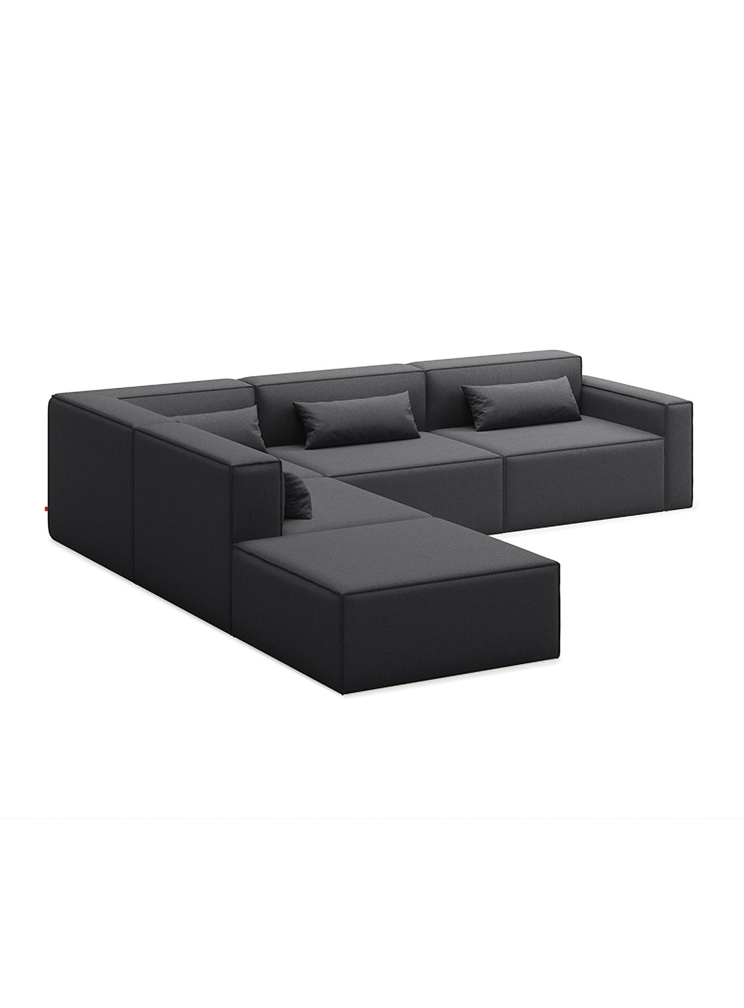 Sofa sectionnel 5 places Gus* Modern Mix Modular, création sur mesure facilitée. mowat raven