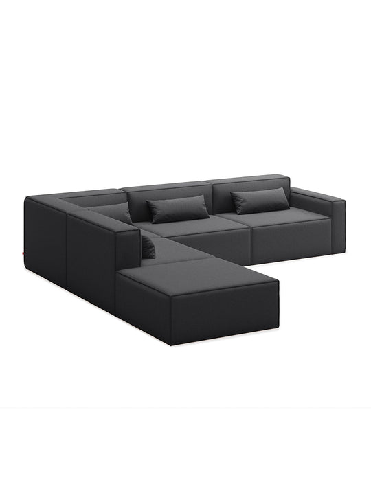 Sofa sectionnel 5 places Gus* Modern Mix Modular, création sur mesure facilitée. mowat raven