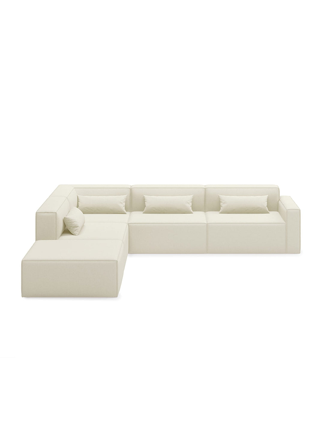 Sofa sectionnel 5 places Mix Modular Gus* Modern, parfait pour salon spacieux.mowat sand