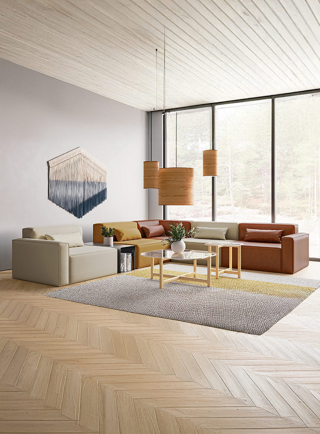 Collection modulaire Gus* Modern Mix Modular, flexibilité totale et style épuré.