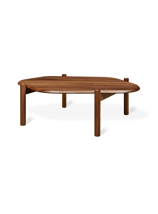 La table à café Monarch de Gus* Modern allie art, design et durabilité. noyer