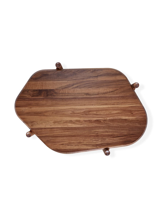 Gus* Modern Monarch : table à café FSC® au design raffiné et intemporel. noyer