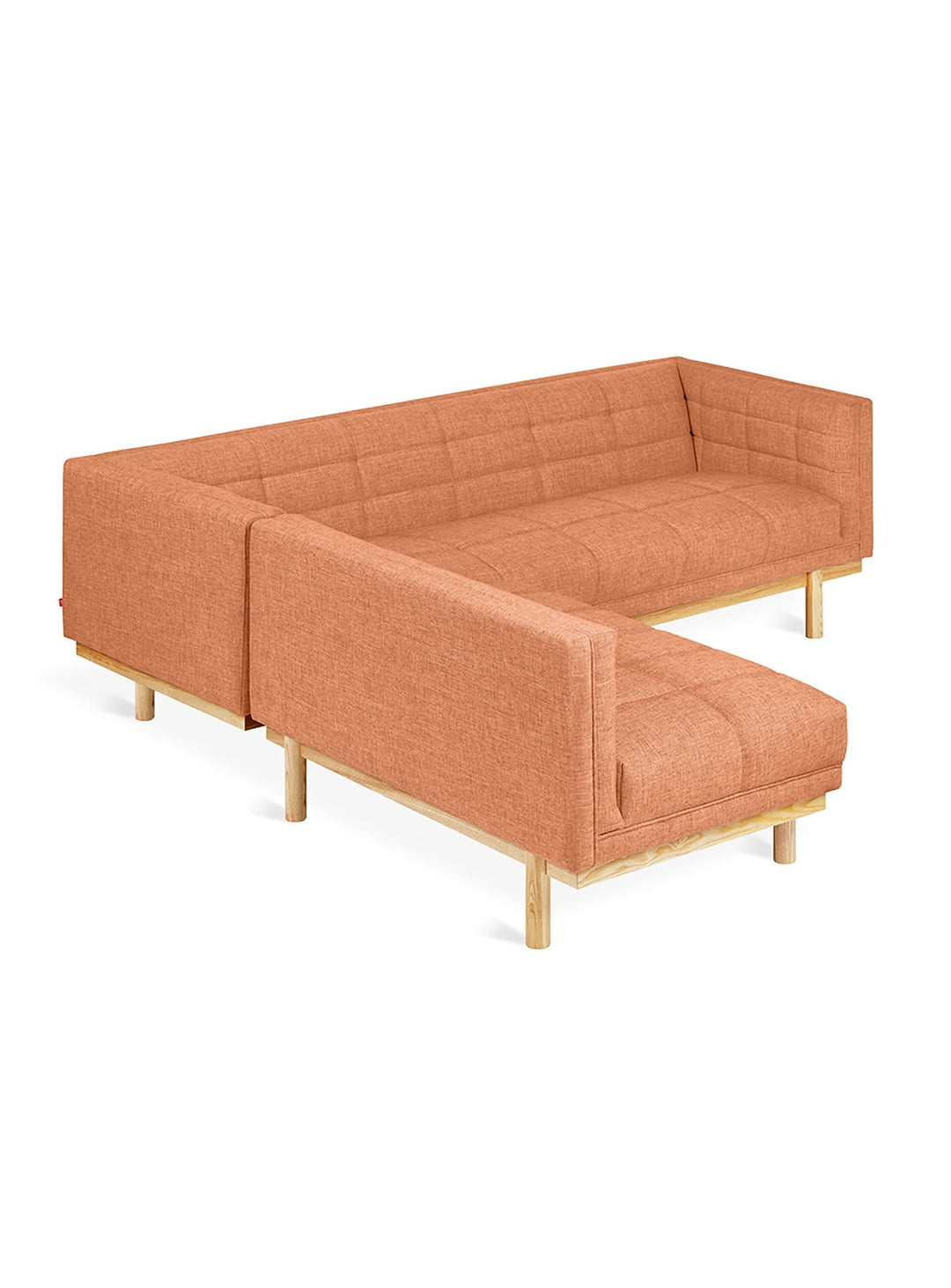 Sofa bi-sectionnel Gus* Modern Mulholland, design sculptural et sans coussins. caledon sedona