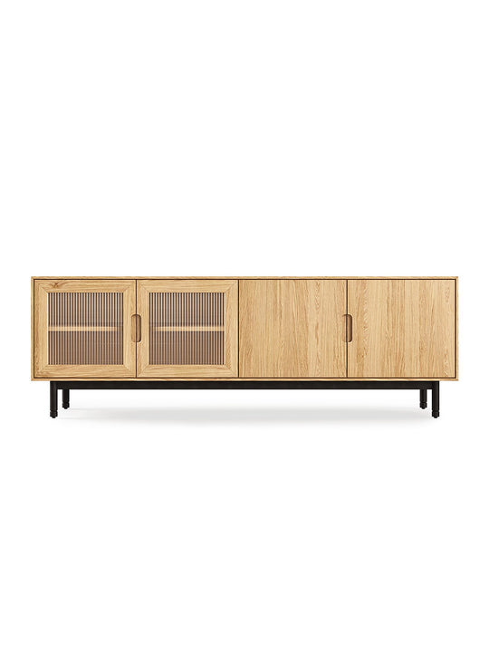 Buffet Munro Gus* Modern, esthétique moderne et rangement sécurisé pour vos objets. chene blanc