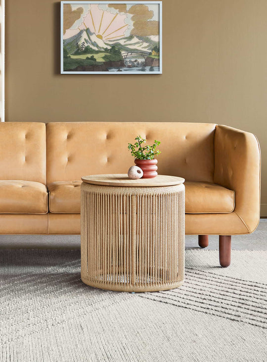 Table d’appoint Palma de Gus* Modern : design scandinave et esprit côtier.