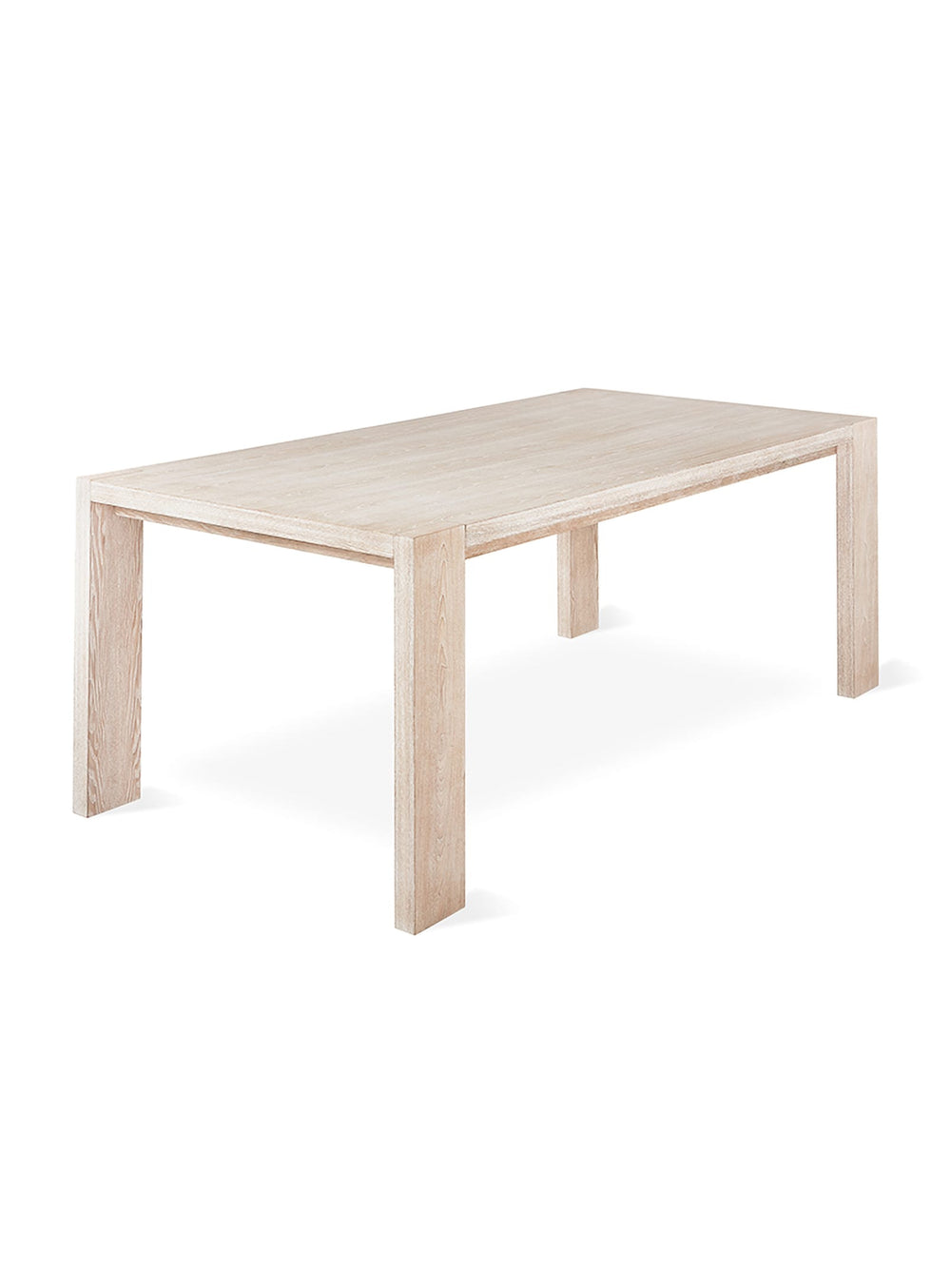 Table Plank Gus* Modern, grande surface conviviale pour repas en famille. frene blanc