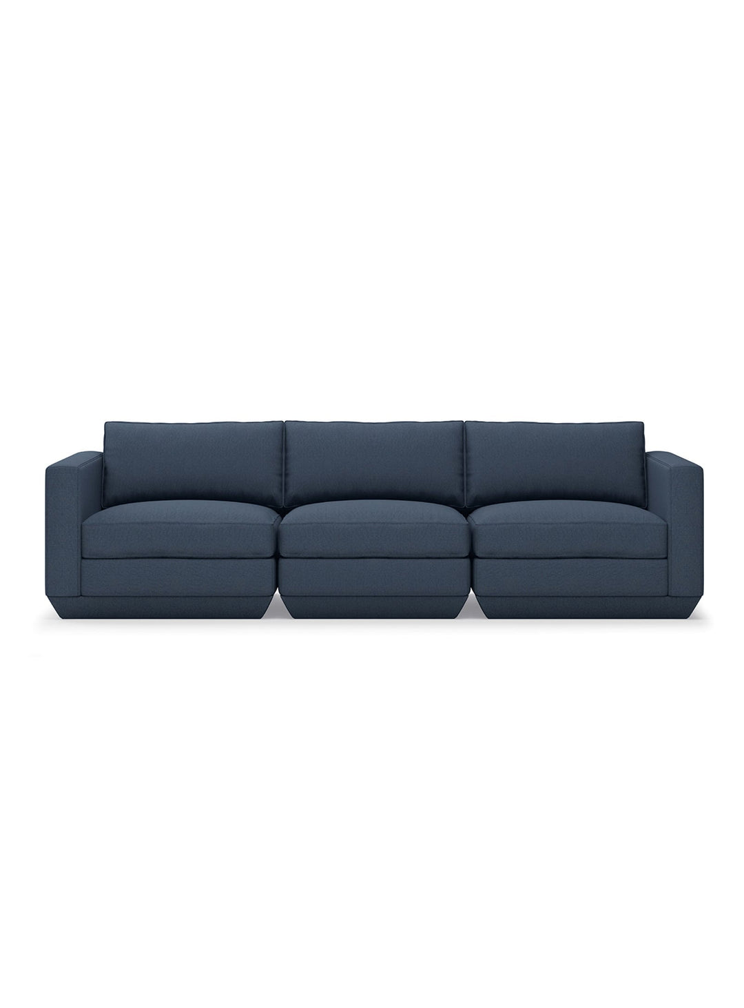 Sofa 3 places Gus* Modern Podium, modules réarrangeables pour un espace évolutif. hanson navy