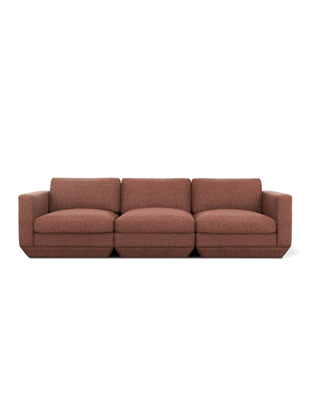 Sofa Gus* Modern Podium : un canapé 3 places contemporain conçu pour évoluer avec votre espace. regency beet
