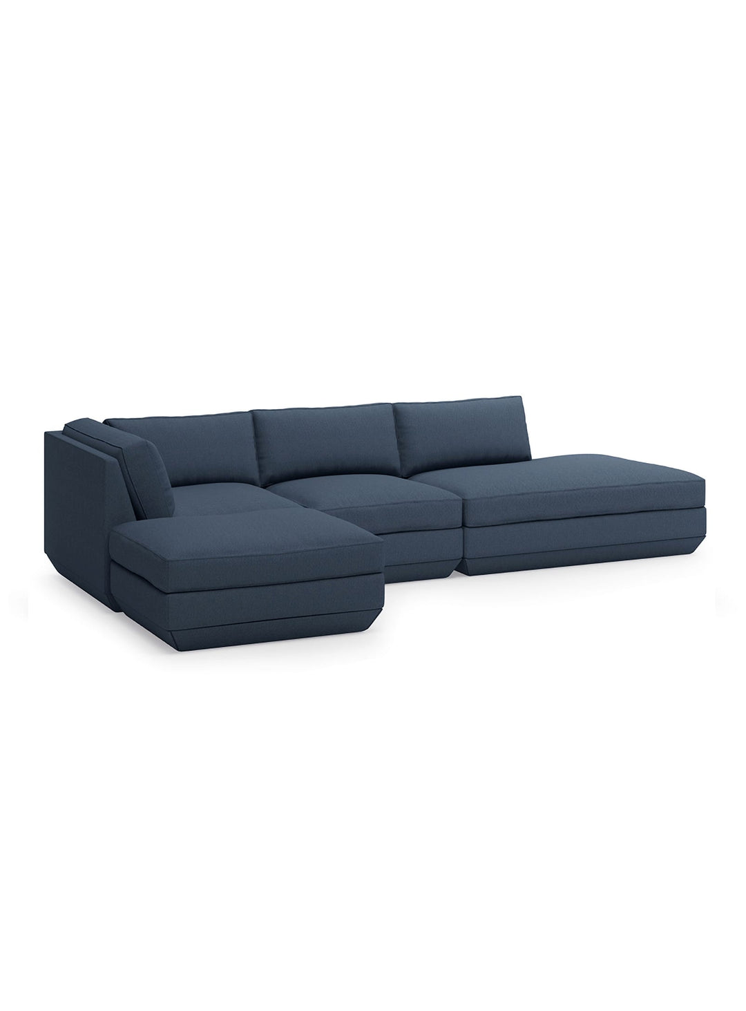 Sofa sectionnel 4 places Podium Gus* Modern, style unique et élégance contemporaine. hanson navy