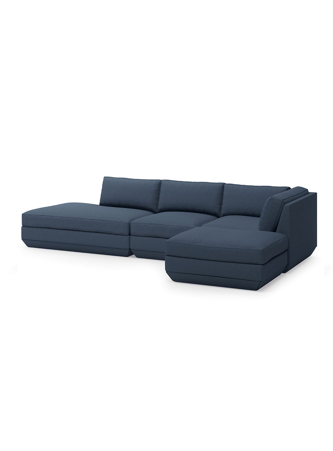 Sofa sectionnel 4 places Gus* Modern Podium, parfait pour adapter votre espace. hanson navy