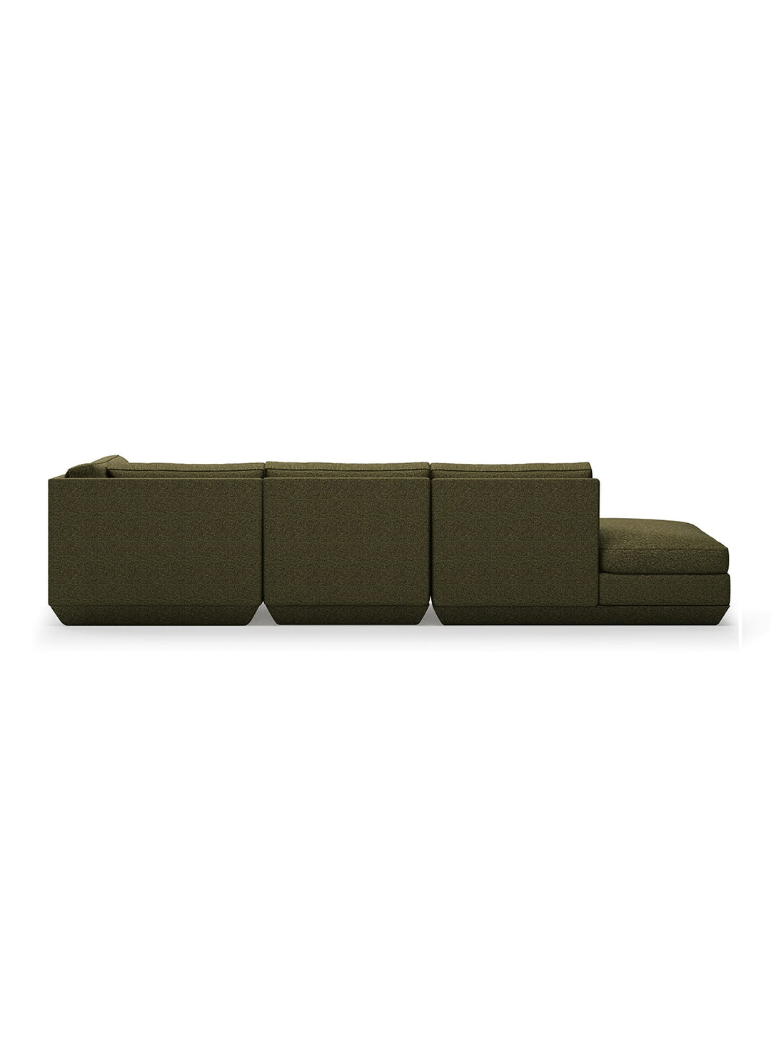 Sofa sectionnel 4 places Gus* Modern Podium, assise confortable et soutien optimal. copenhagen terra