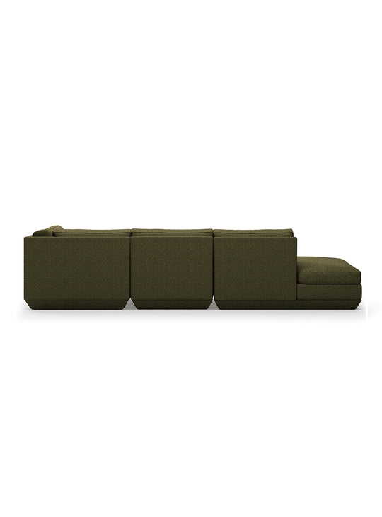 Sofa sectionnel 4 places Gus* Modern Podium, assise confortable et soutien optimal. copenhagen terra