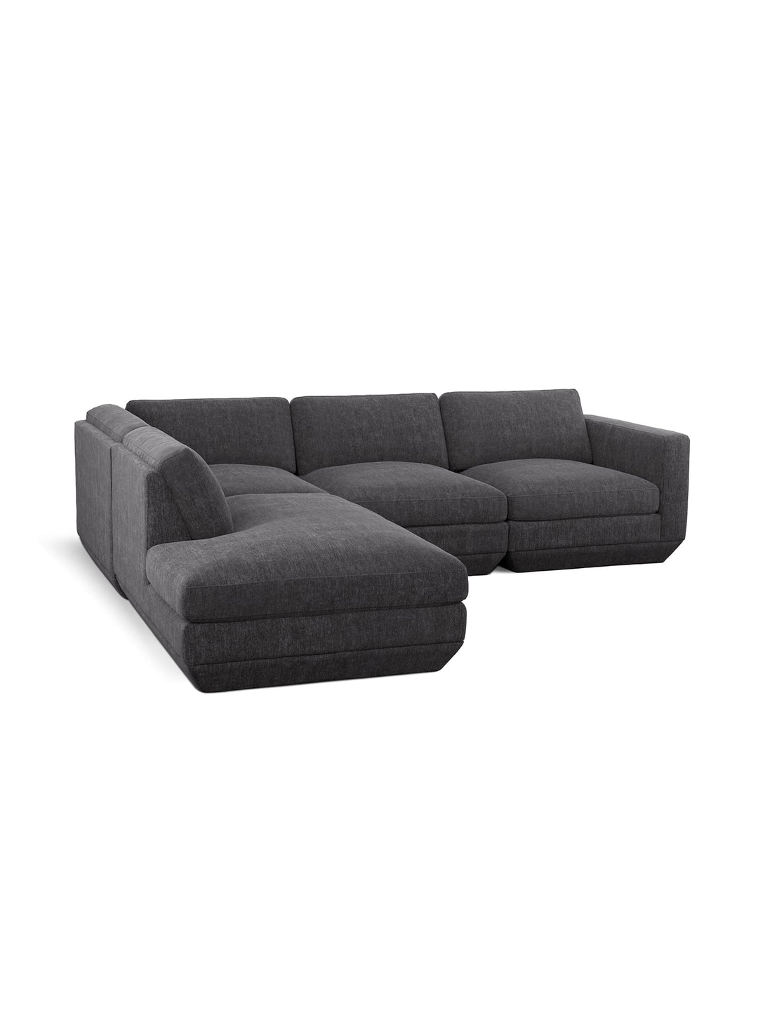 Sofa sectionnel Gus* Modern Podium : un design 4 places moderne et flexible qui s’adapte à votre espace. bastille lennox