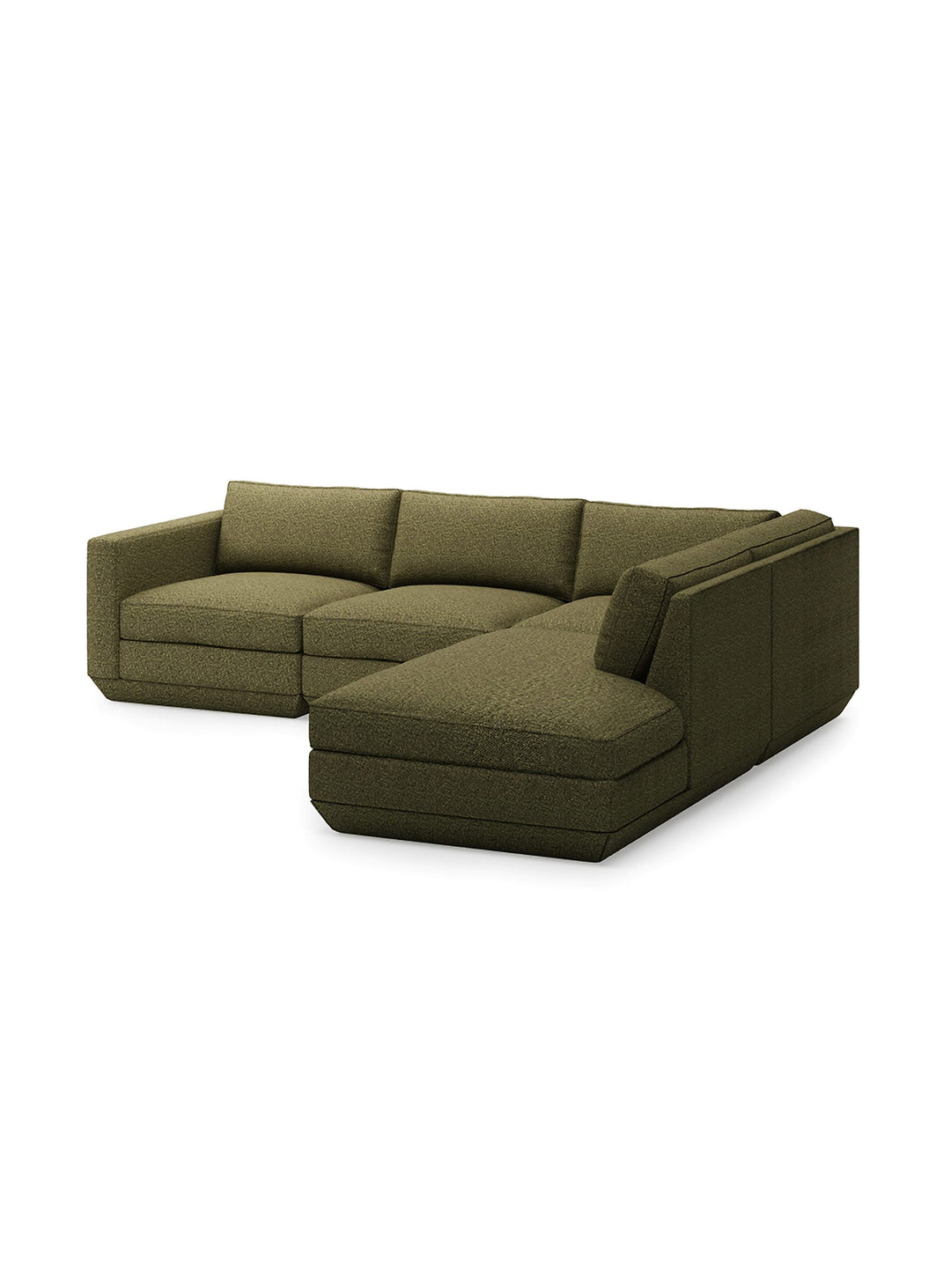 Sofa sectionnel lounge 4 places Gus* Modern Podium, parfait pour un salon contemporain. copenhagen terra