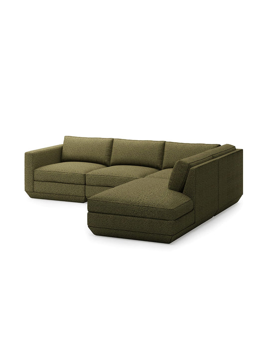 Sofa sectionnel lounge 4 places Gus* Modern Podium, parfait pour un salon contemporain. copenhagen terra
