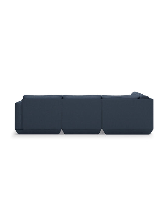 Sofa sectionnel lounge 4 places Podium Gus* Modern, élégance raffinée et confort supérieur. hanson navy