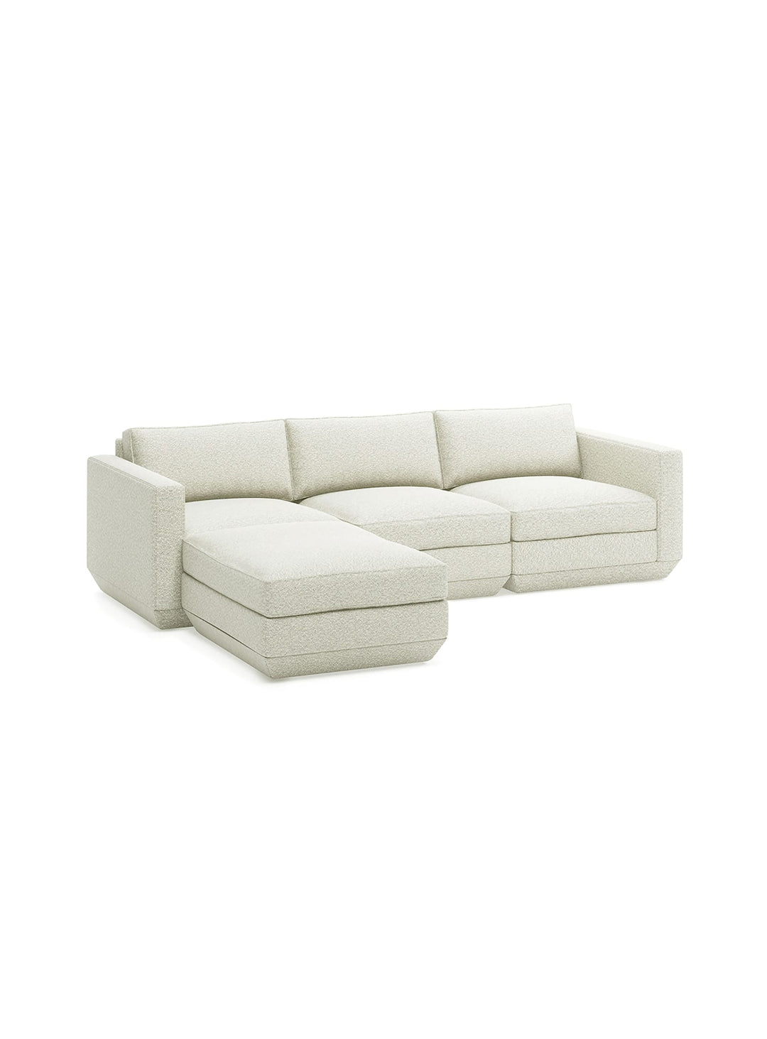 Sofa sectionnel 4 places Podium de Gus* Modern, modules élégants et polyvalents. copenhagen fossil