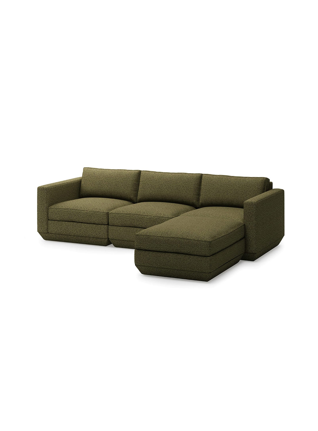 Sofa sectionnel 4 places Gus* Modern Podium, housses amovibles et personnalisation facile. copenhagen terra