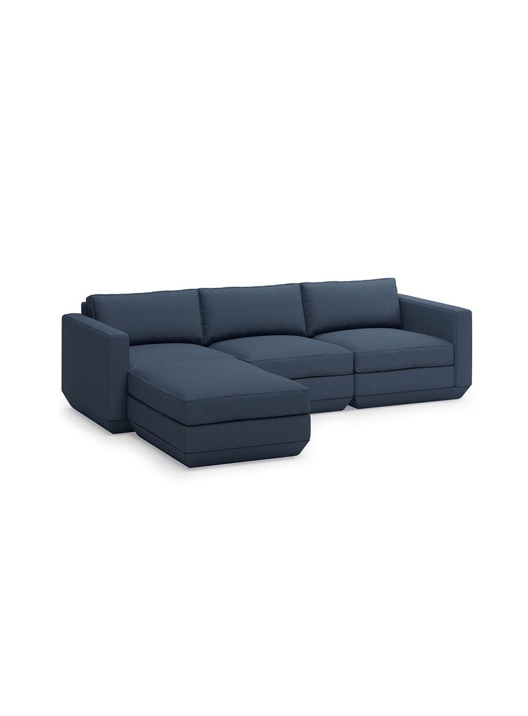 Sofa sectionnel 4 places Podium Gus* Modern, confort haute résilience garanti. hanson navy