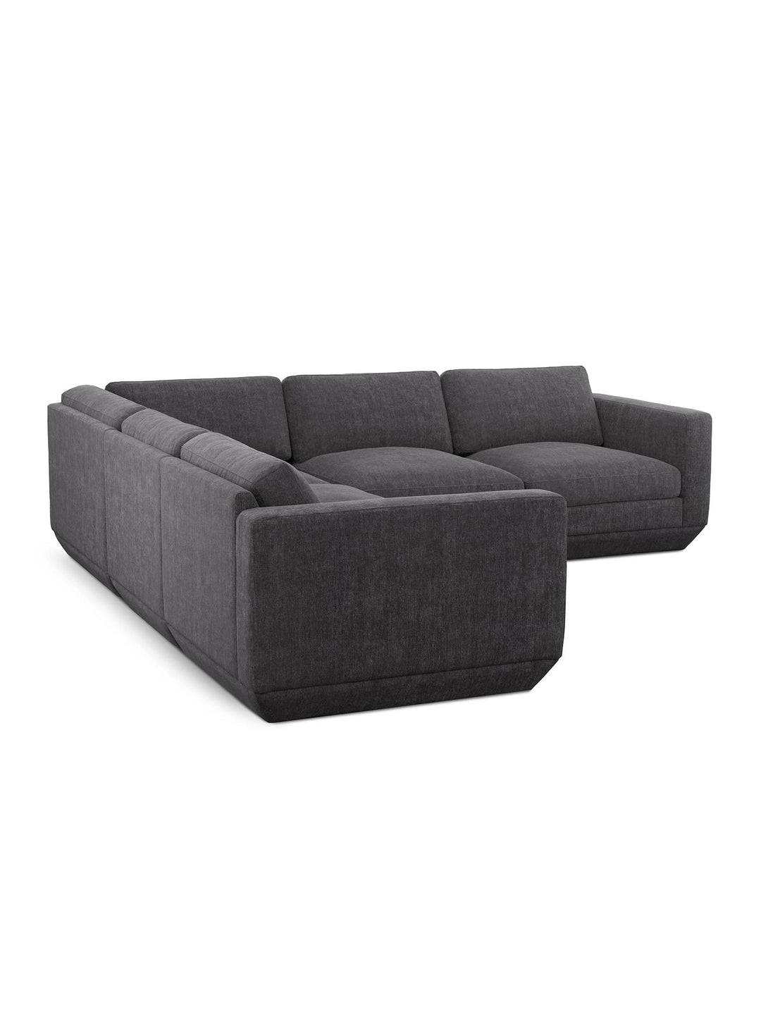 Sofa sectionnel Gus* Modern Podium : un canapé 5 places personnalisable avec modules et ottoman assorti. bastille lennox