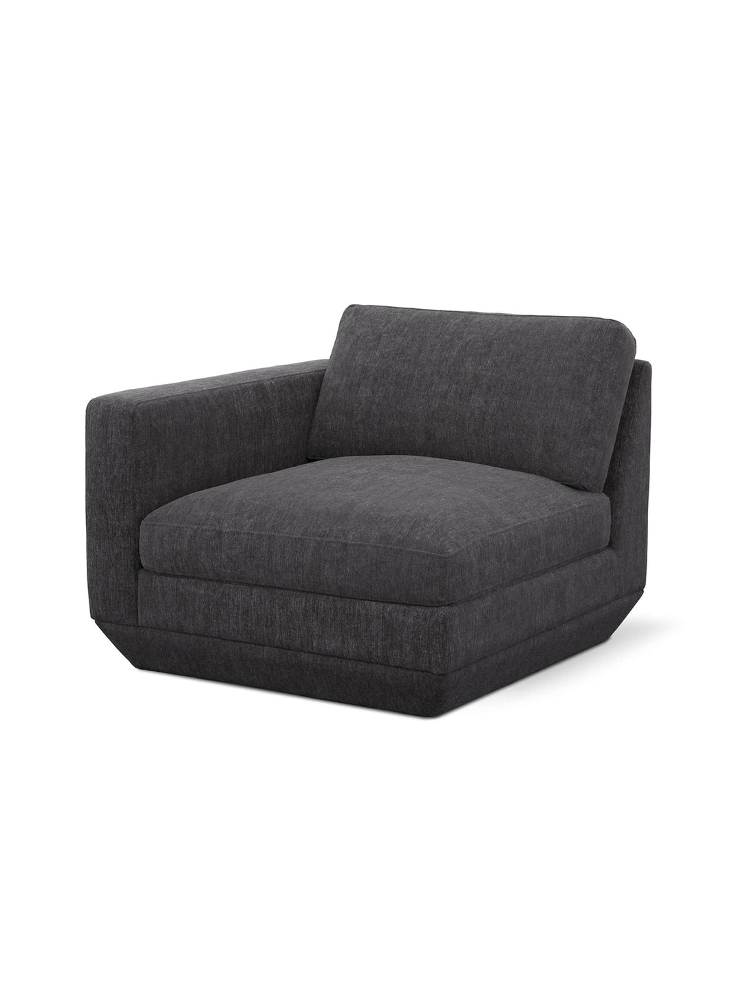 Section gauche Gus* Modern Podium : design épuré et structure FSC pour un sofa modulable et durable. bastille lennox
