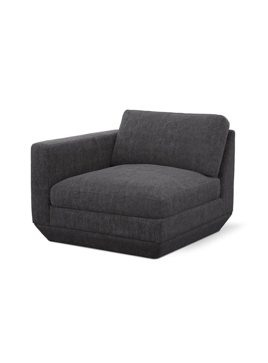 Section gauche Gus* Modern Podium : design épuré et structure FSC pour un sofa modulable et durable. bastille lennox